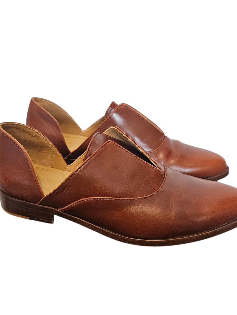 Nisolo Emma d'Orsay Oxfords 2.0 Color Brandy US Women's Size 8 - Picture 2 of 9